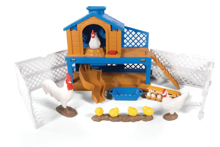 Big Country Toys Big Country Toys Chicken Coop Playset - 11 Piece
