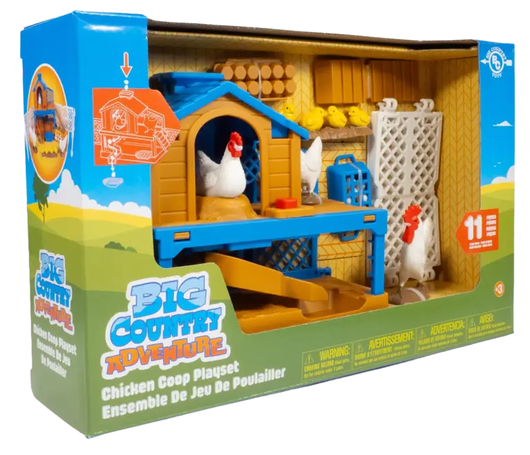 Big Country Toys Big Country Toys Chicken Coop Playset - 11 Piece