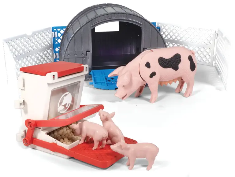 Big Country Toys Big Country Toys Pig Hut Playset - 10 Piece