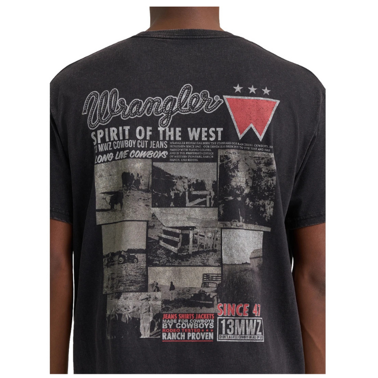Wrangler Wrangler Spirit of the West  SS Shirt - Black