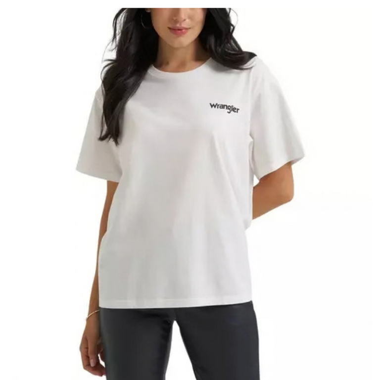 Wrangler Wrangler X Lainey Wilson Click Your Boots SS Shirt - White