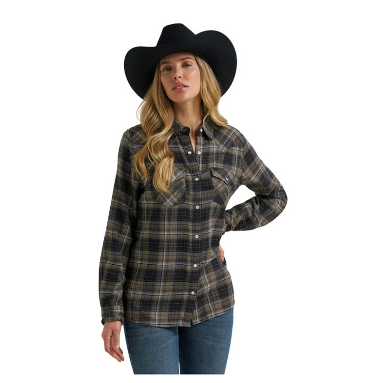 Wrangler Wrangler Retro Essential Plaid Snap LS Shirt