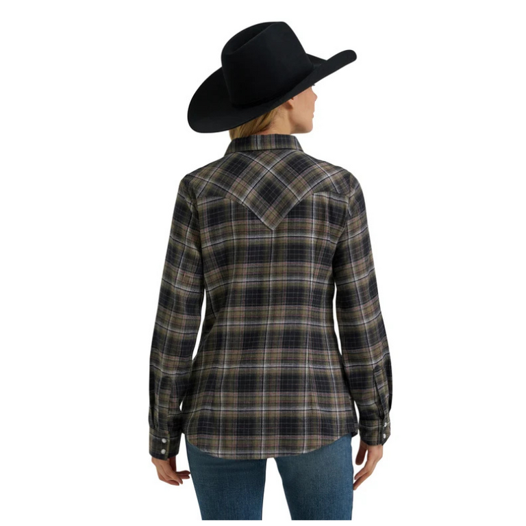 Wrangler Wrangler Retro Essential Plaid Snap LS Shirt