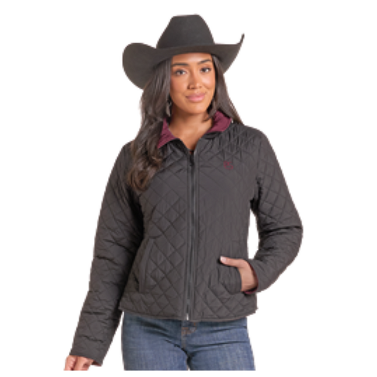 Panhandle Panhandle Slim Reversible Quilted Jacket - Wine