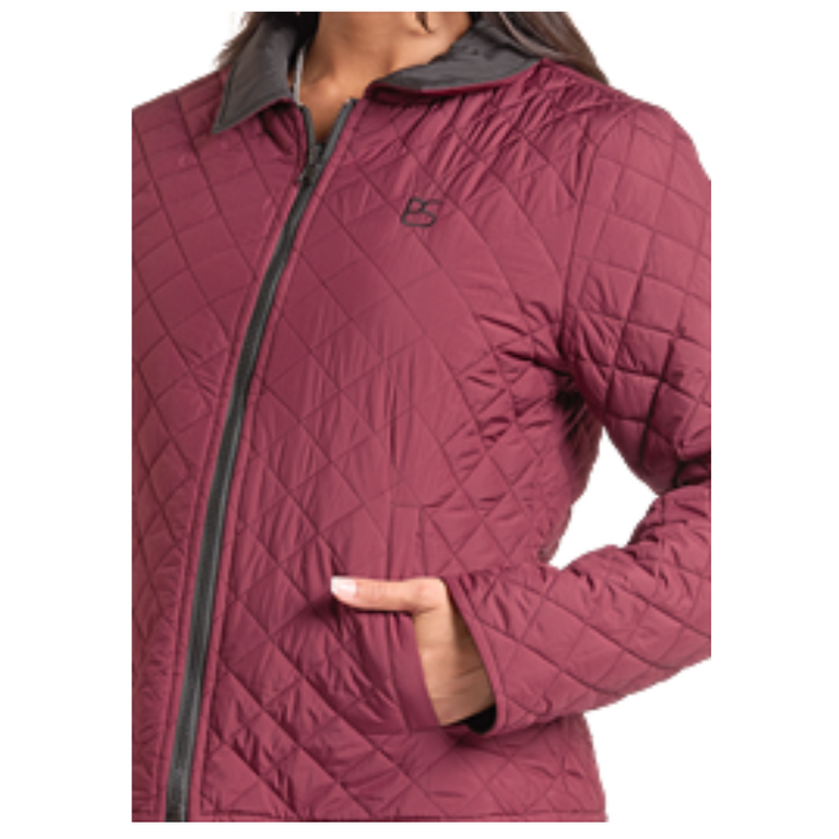 Panhandle Panhandle Slim Reversible Quilted Jacket - Wine