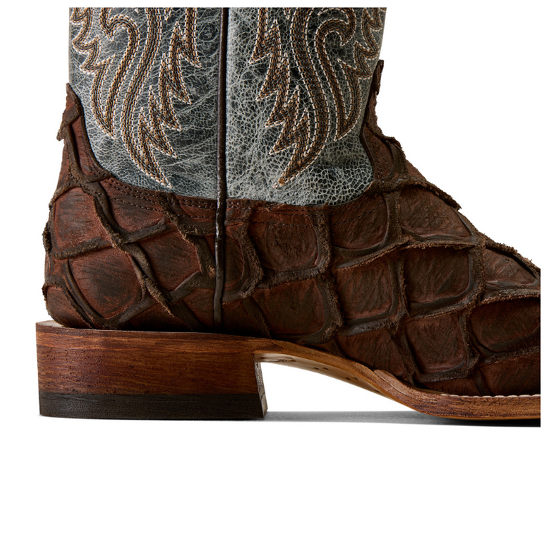 Ariat Ariat Riverside Chocolate Bass Print/Indigo Honor Boot