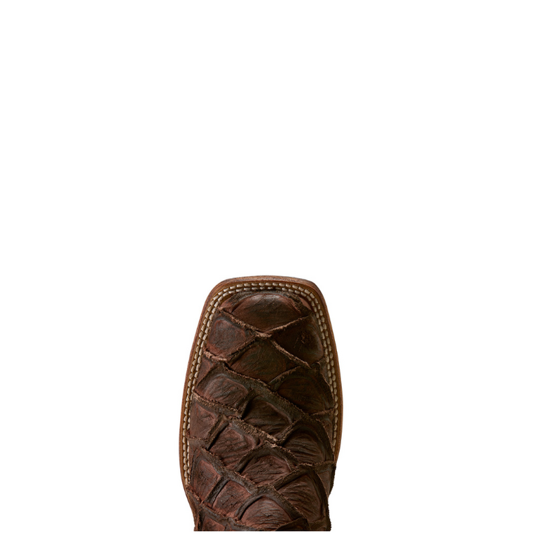 Ariat Ariat Riverside Chocolate Bass Print/Indigo Honor Boot