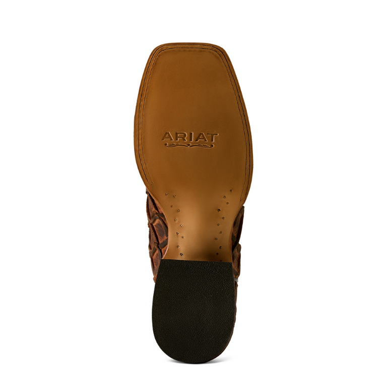 Ariat Ariat Riverside Cognac Bass Print/Basic White Boot