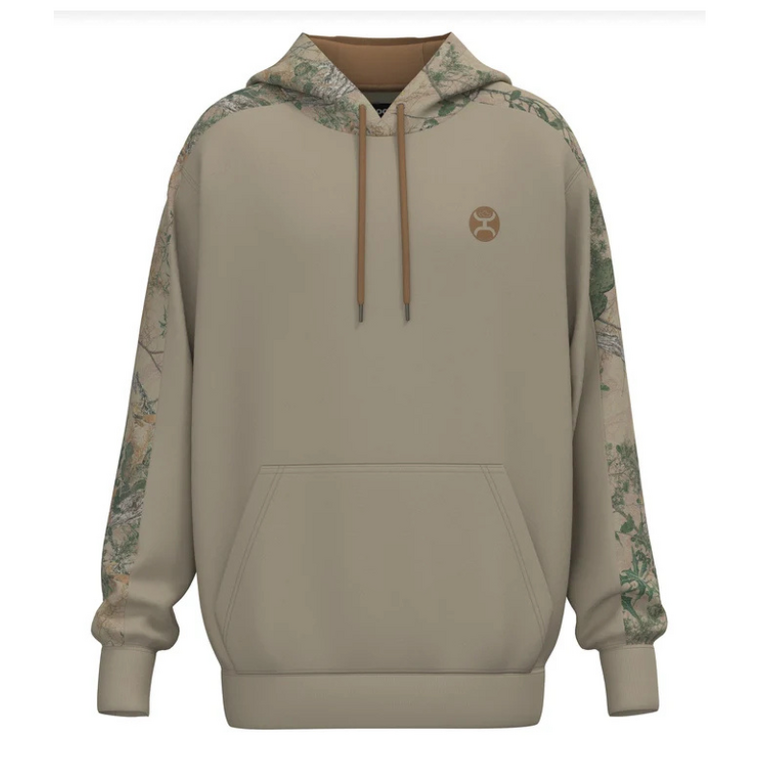 Hooey Hooey Canyon Camo Accent Hoody - Tan