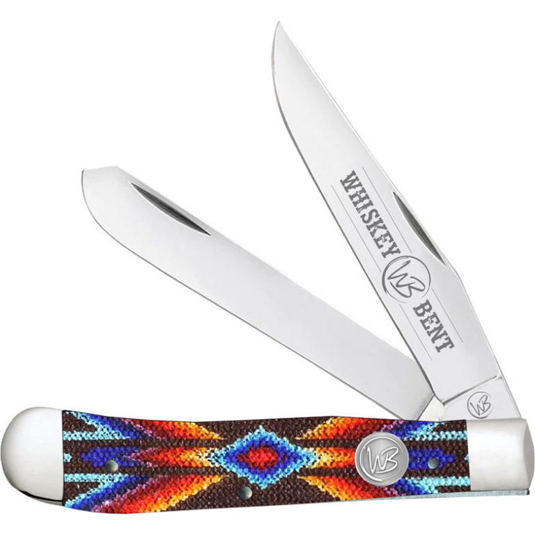 Whiskey Bent Whiskey Bent Southwest Starburst Trapper Knife