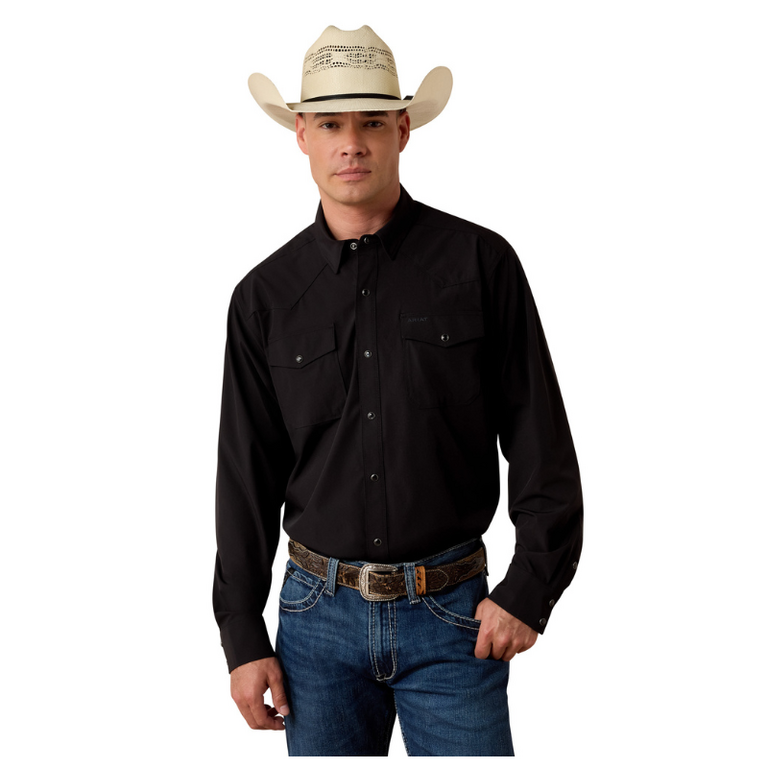 Ariat Ariat Frontier Flex Venttek LS Snap Shirt - Black