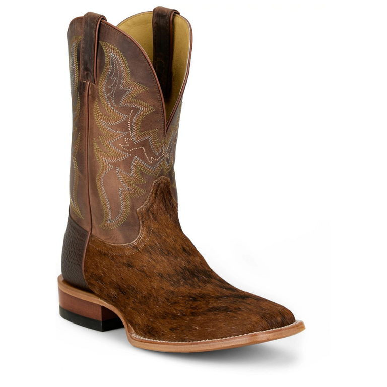 Justin Justin Baron Brown Hair-On Cowhide - Brown