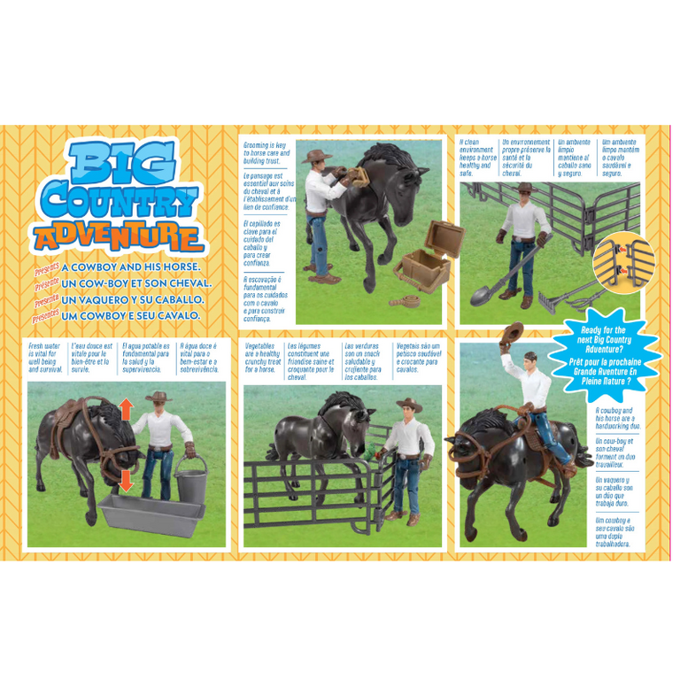 Big Country Toys Lionel Big Country Adventure Horse and Cowboy Playset