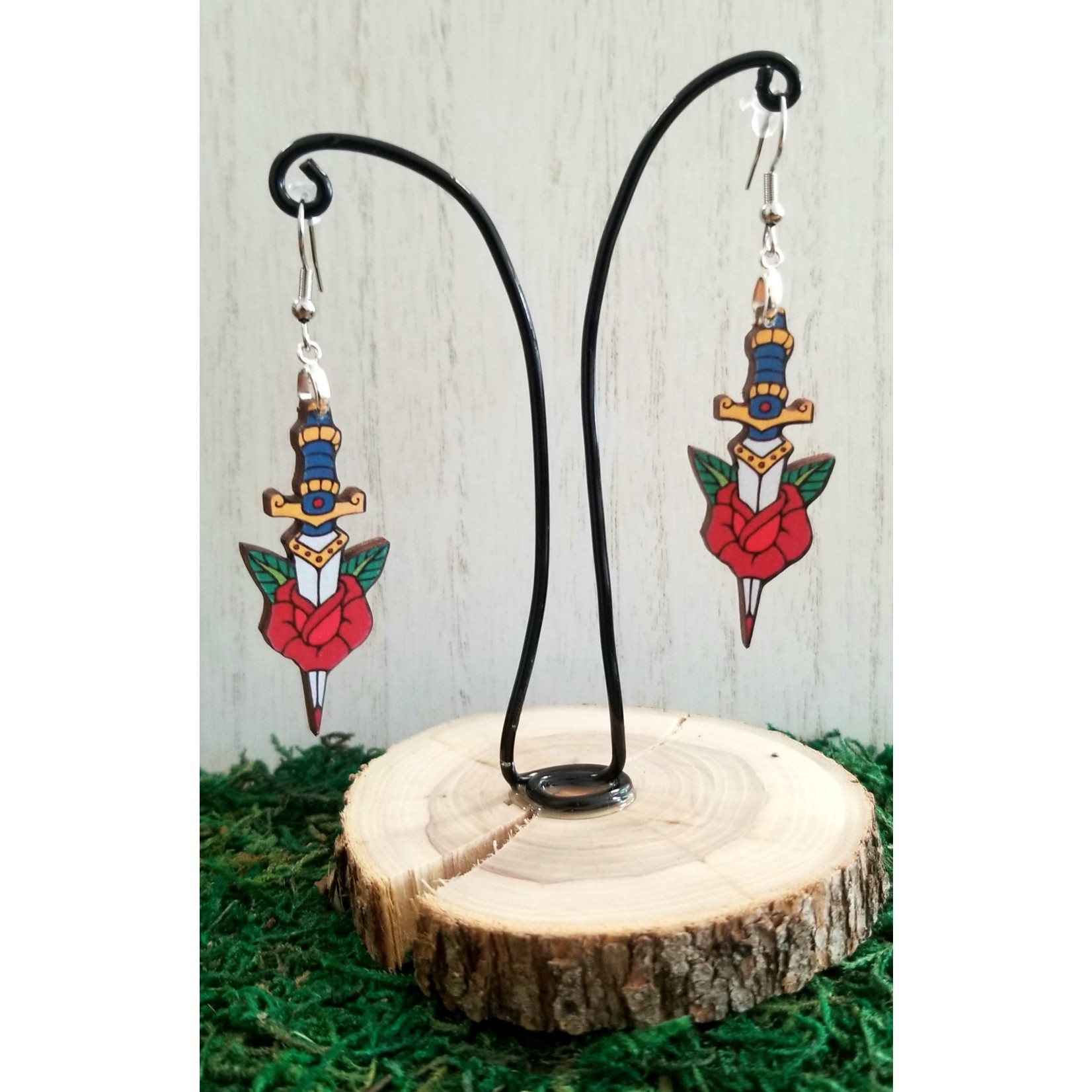 I am so not cool Dagger Earrings