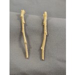 Tree Trunk Arts Long Twig Earrings