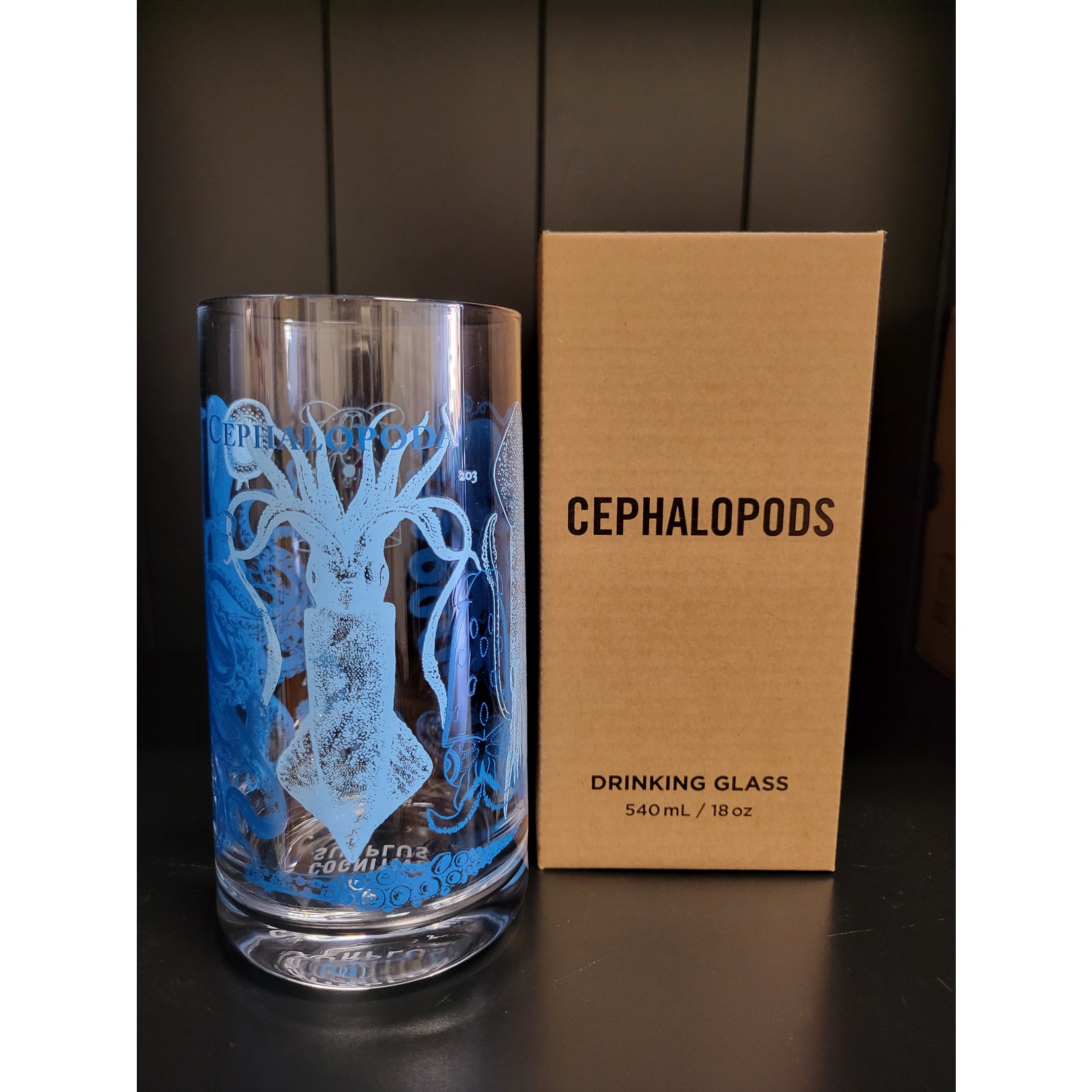 Cephalopods Drinking Glass