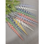 Handcrafted Striped Glass Icicle