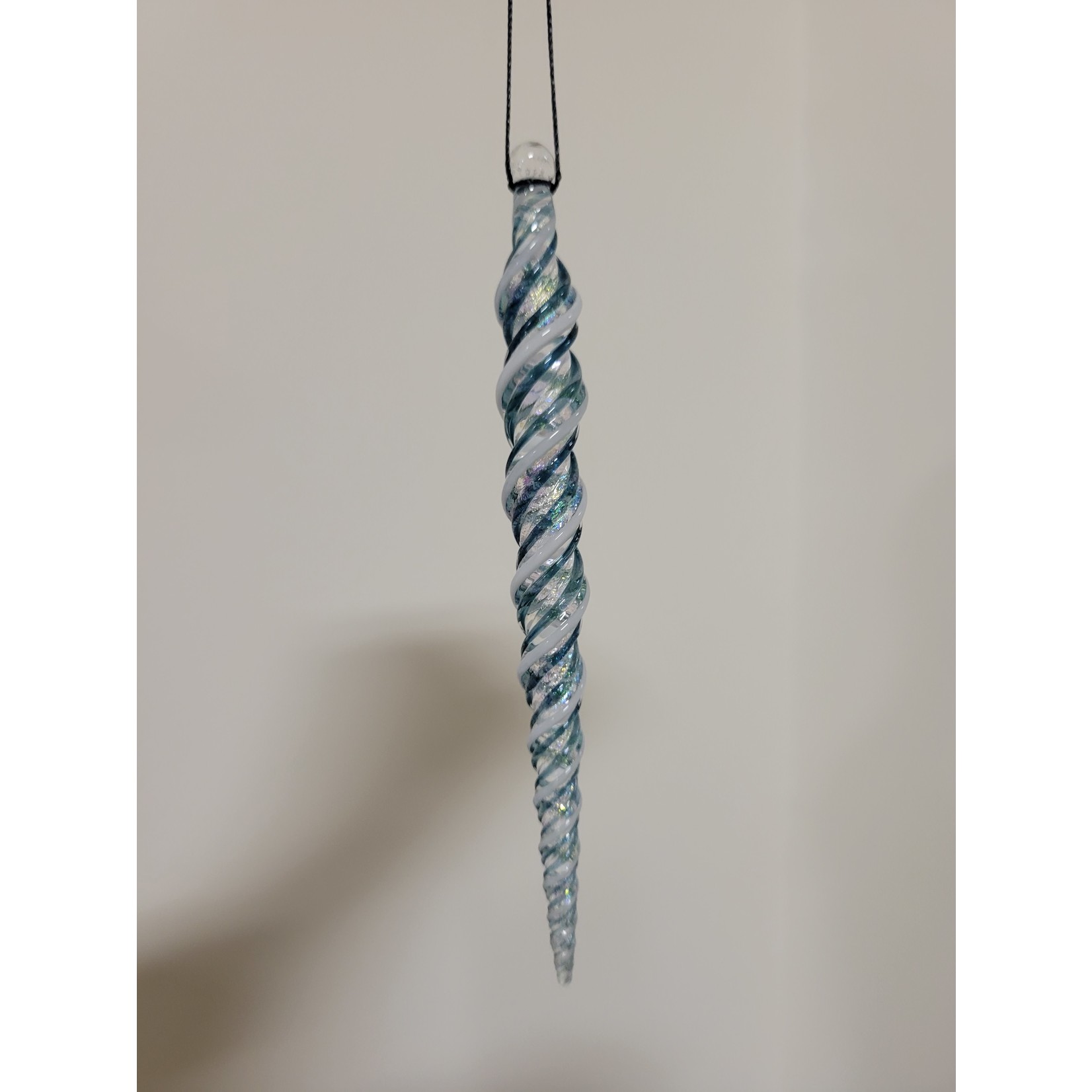 Handcrafted Dichroic Glass Icicle