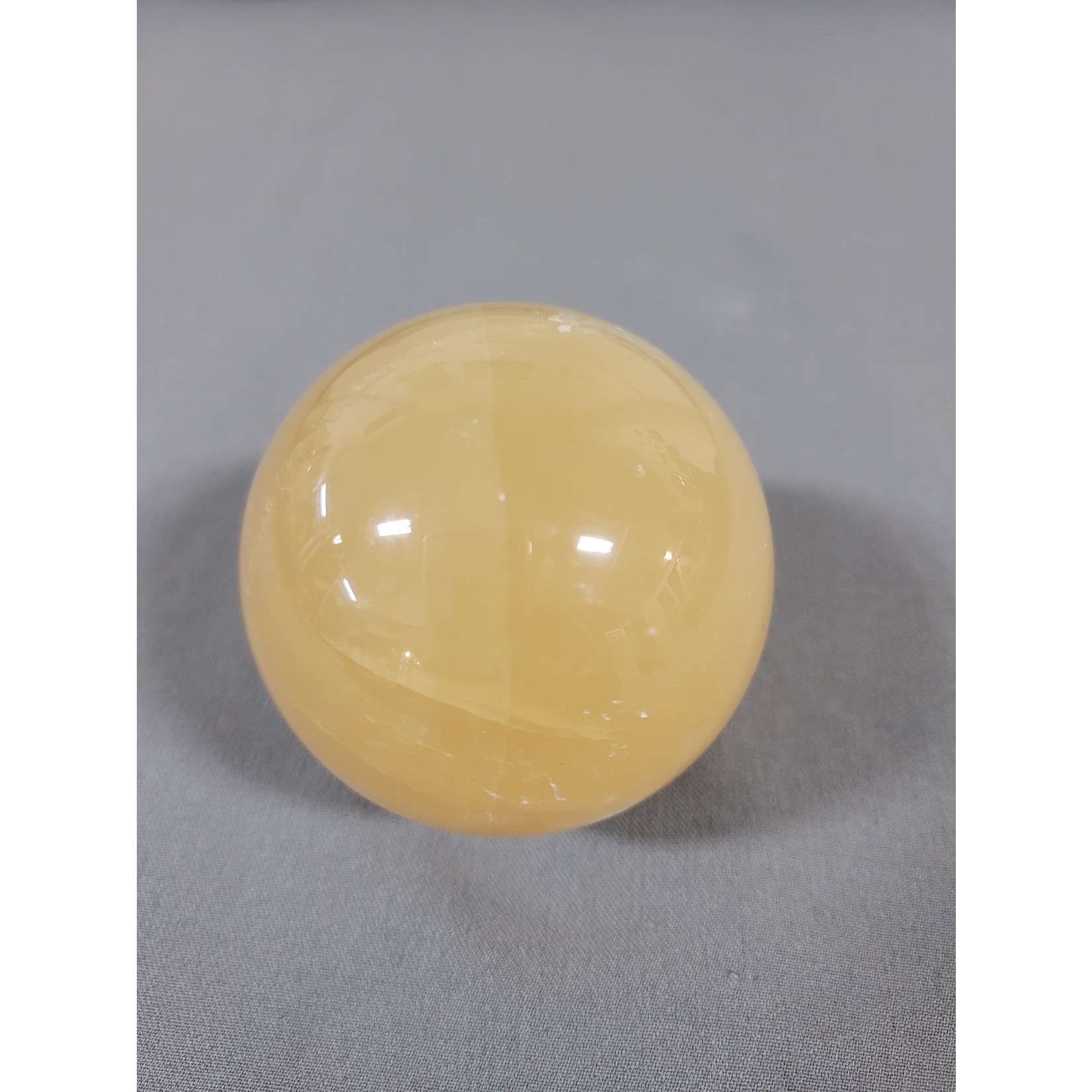 Honey Calcite Sphere 3in