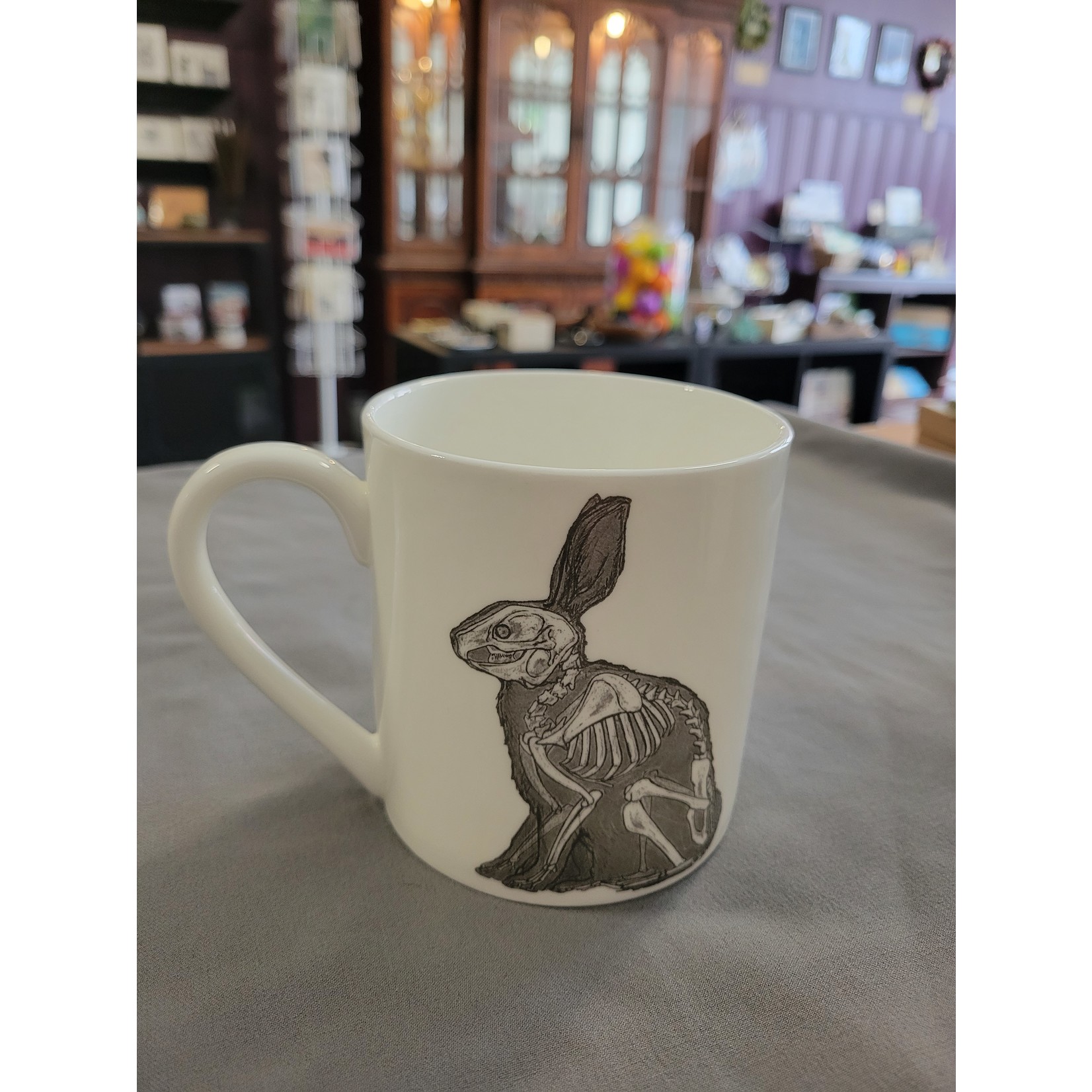 Skeleton Bunny Mug
