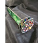 J Devlin Glass Art Green Blue Stained Glass Art Kaleidoscope