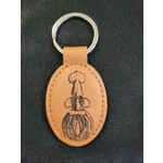 Adventure Awaits Vegan Leather Squid Keychain