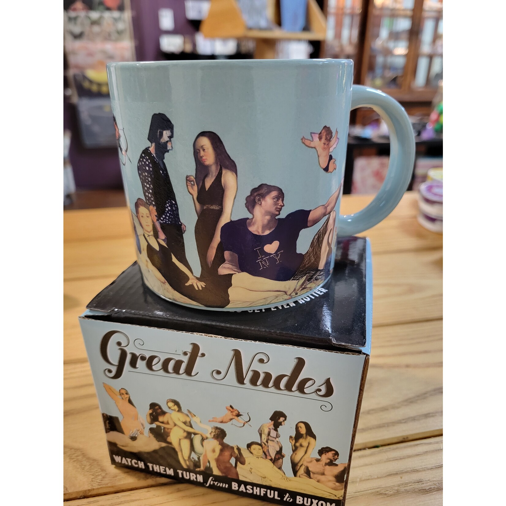 Unemployed Philosophers Guild Great Nudes in Art- Heat Changing Mug