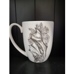 Charlotte Clark Ltd. Floral Bat Bone China Mug