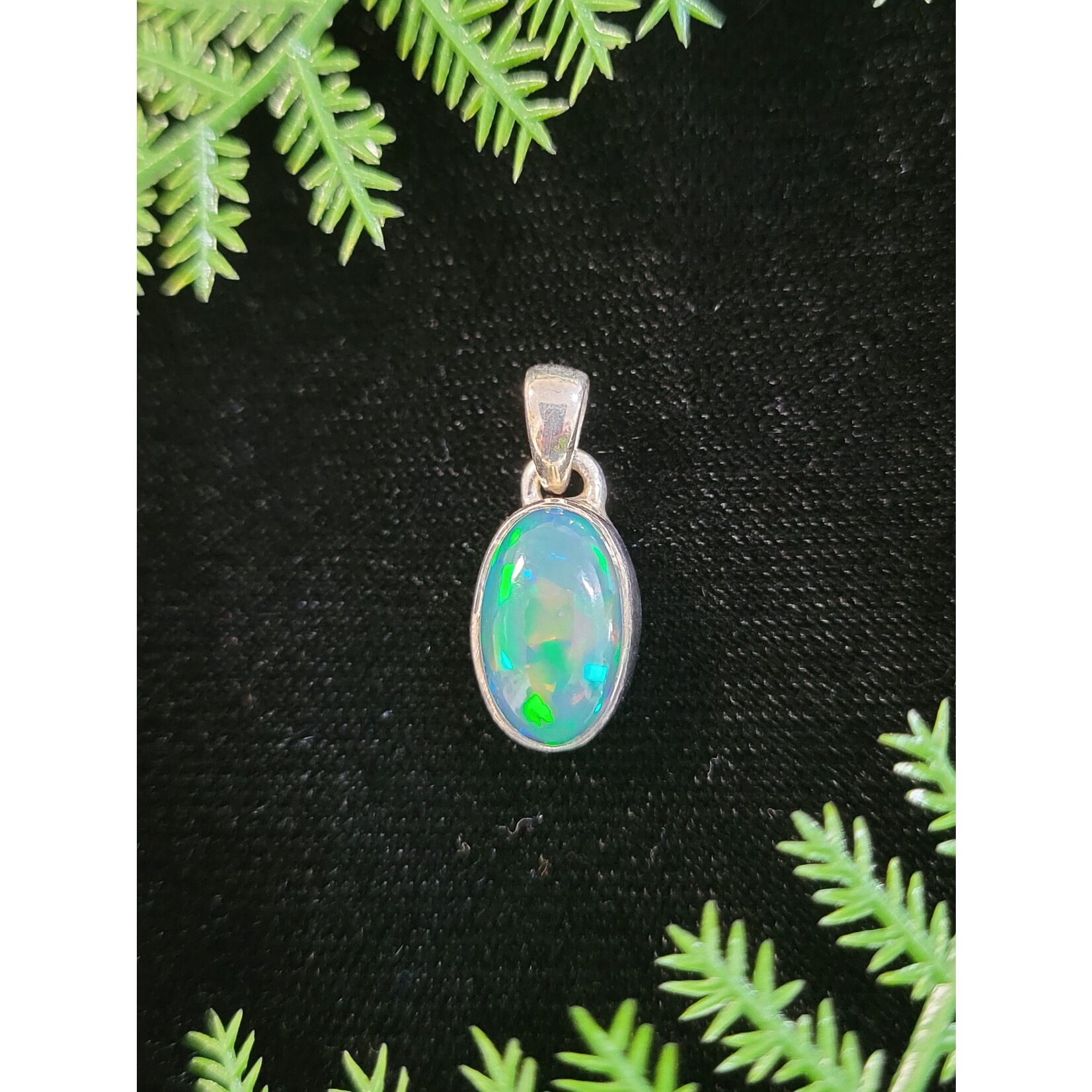 Nugent Jewelry Smoked Opal Sterling Silver Pendant