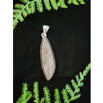 Silver Obsidian Pendant