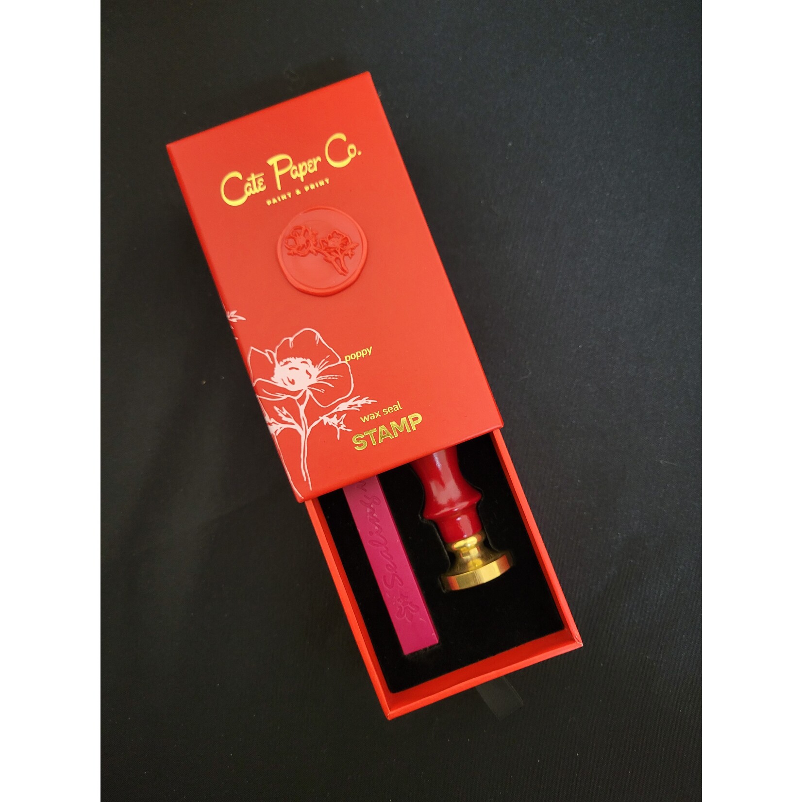 Cate Paper Co. Wax Seal Kit- Poppy