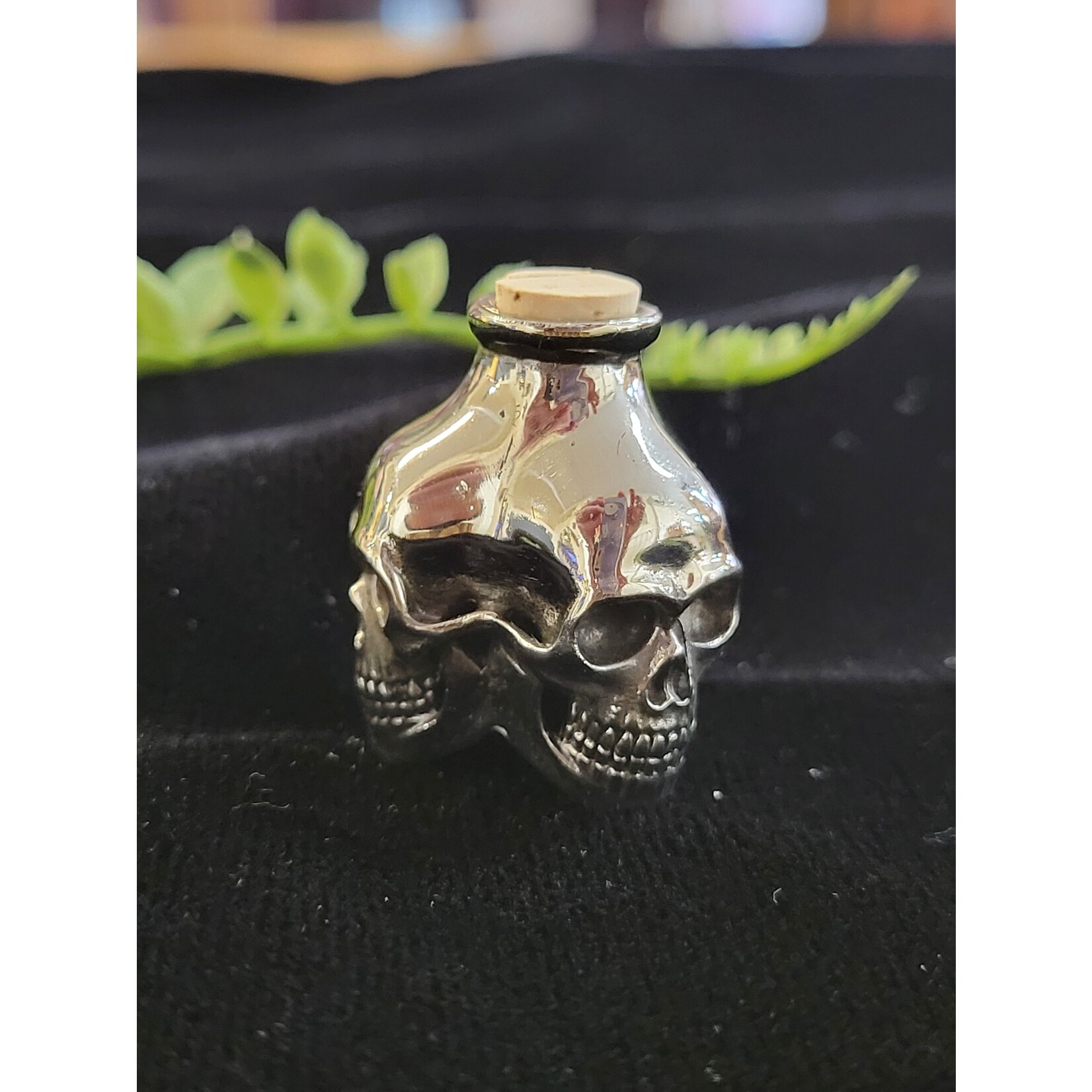 Lost Apostle Skull Bottle- White Bronze