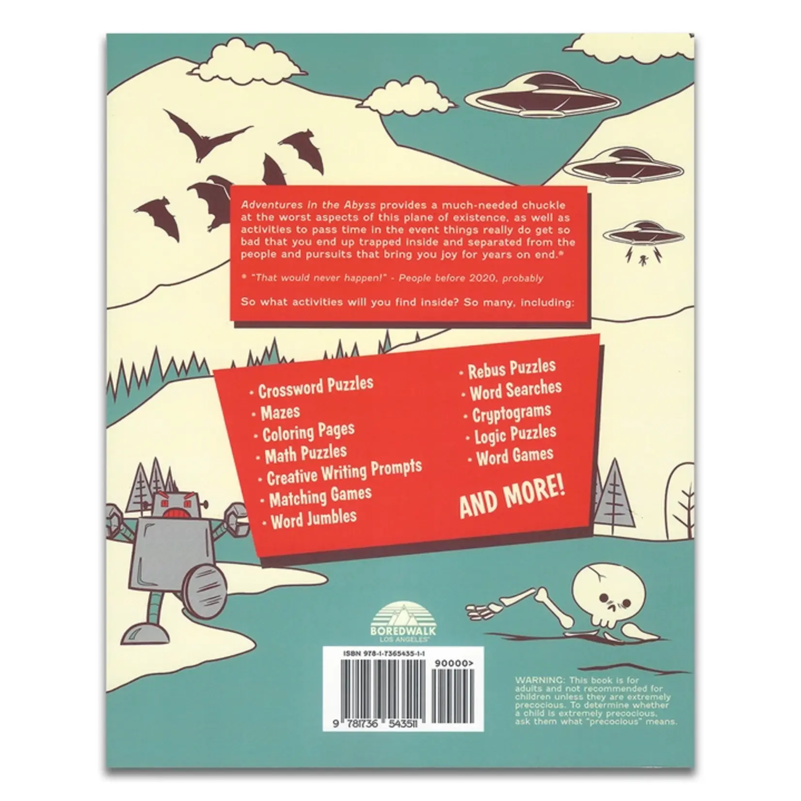 Adventures in the Abyss - A Dystopian Activity Book For the Modern Age