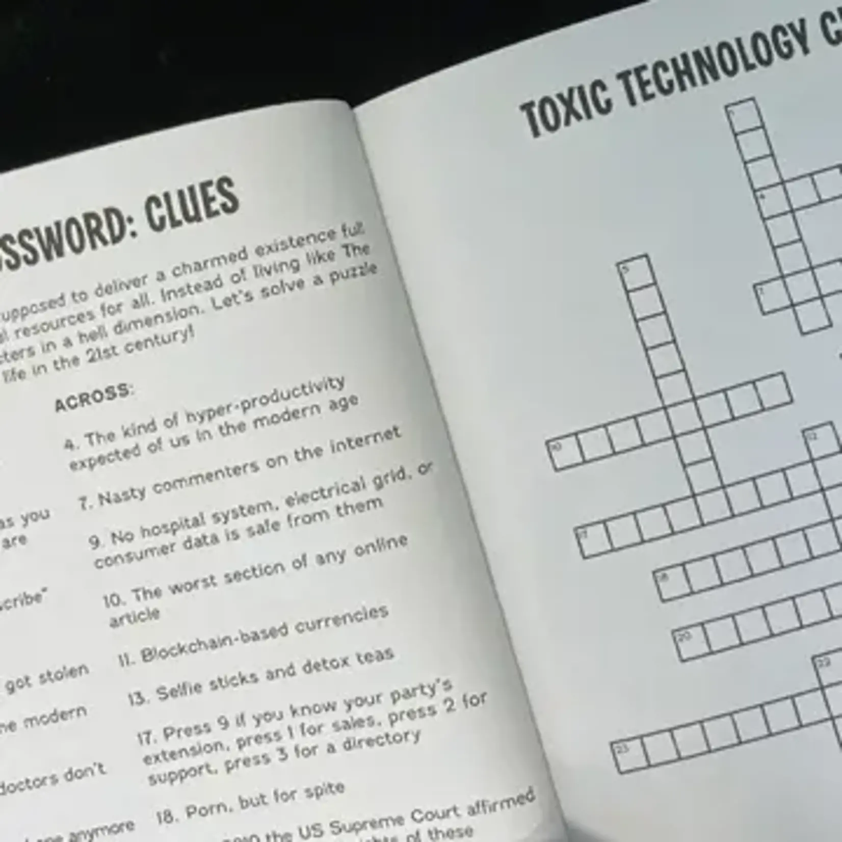 Adventures in the Abyss - A Dystopian Activity Book For the Modern Age