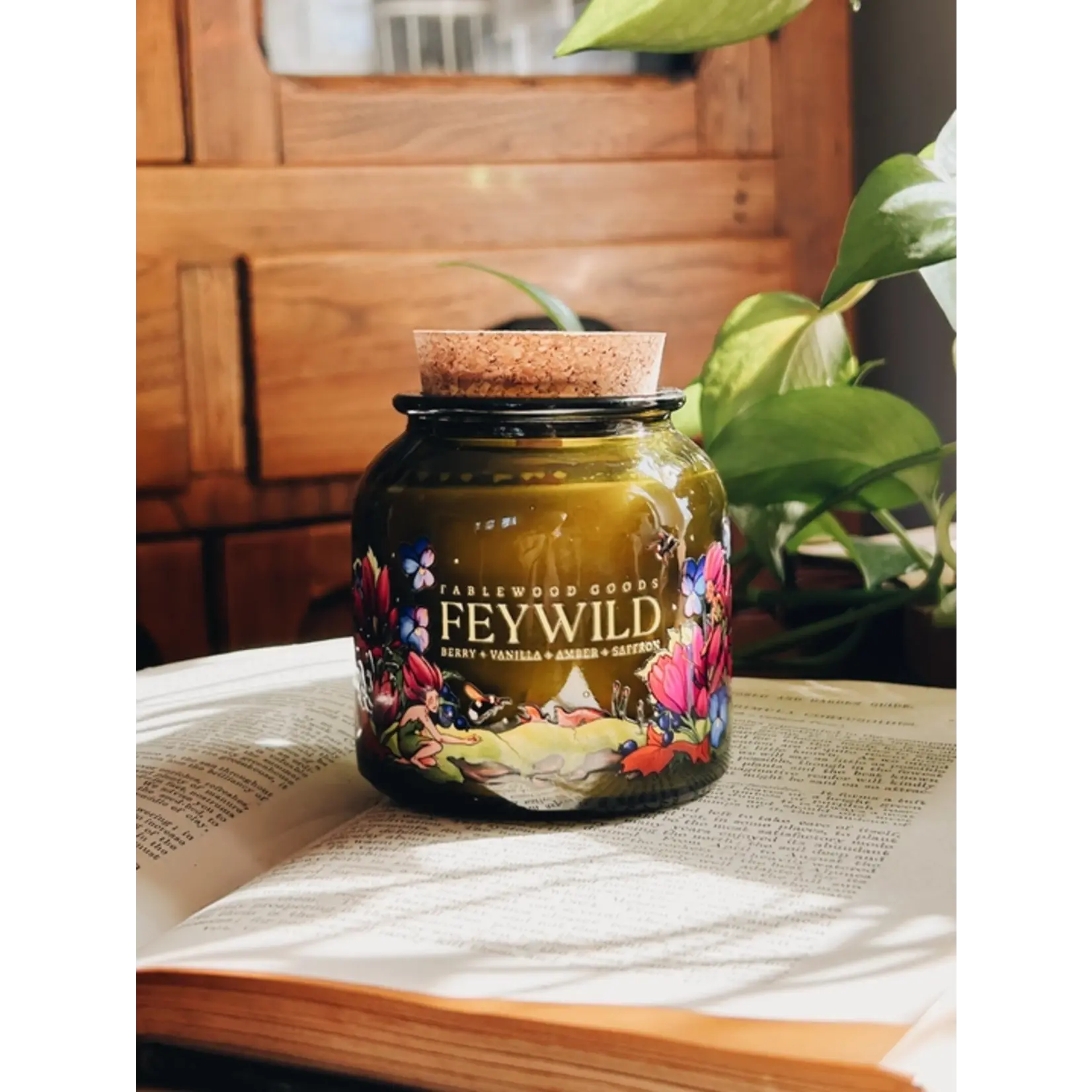 Fablewood Goods Feywild- 8 ounce Apothecary Candle