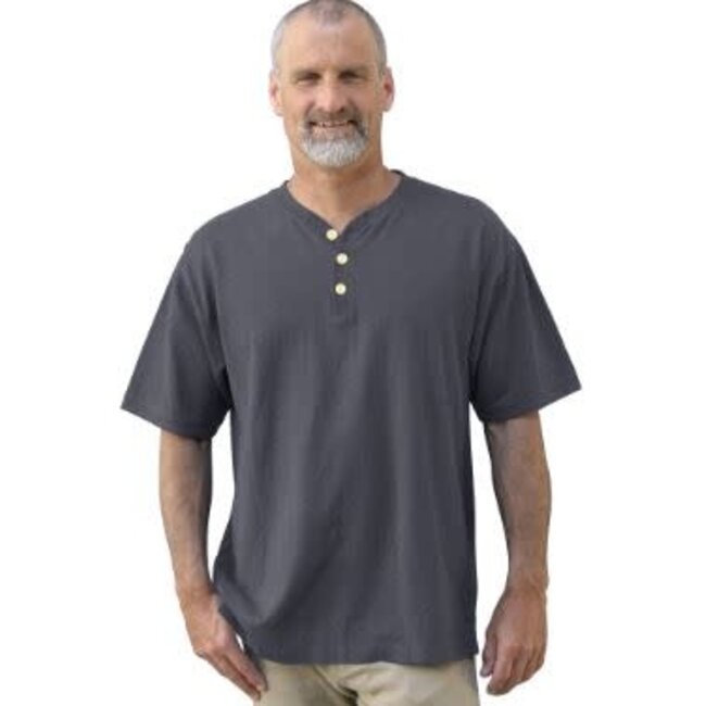Dash Hemp Conifer Lane Short Sleeve Henley