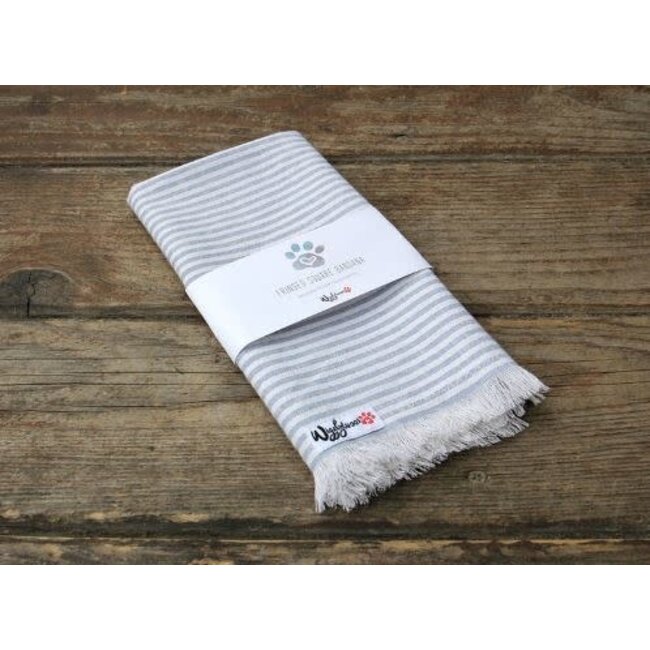 Wigglywoos Fringed Striped Dog Bandana