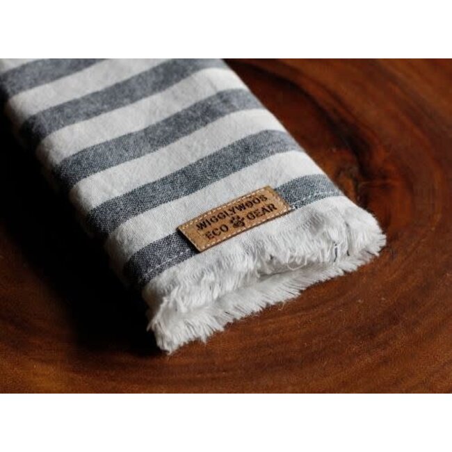 Wigglywoos Fringed Striped Dog Bandana