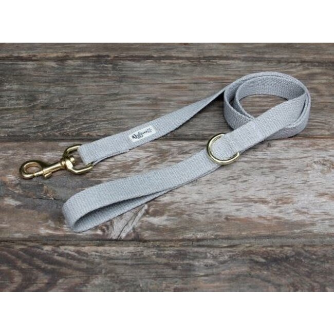 Wigglywoos Pebble Beach Flat Hemp Dog Leash