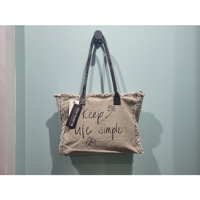 Vintage Addiction Recycled Military Tent Tote