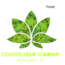 CHC Logo Shirt  Bamboo Green Hawaiian (Wms) Short Sleeve