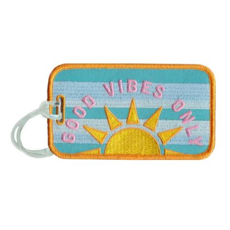 Katydid Luggage Tags Good Vibes Only (Sun)