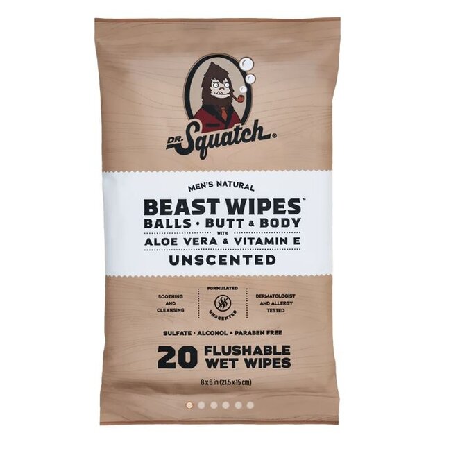 Dr. Squatch Beast Wipes