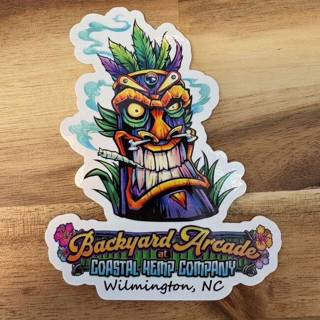 Backyard Arcade Sticker