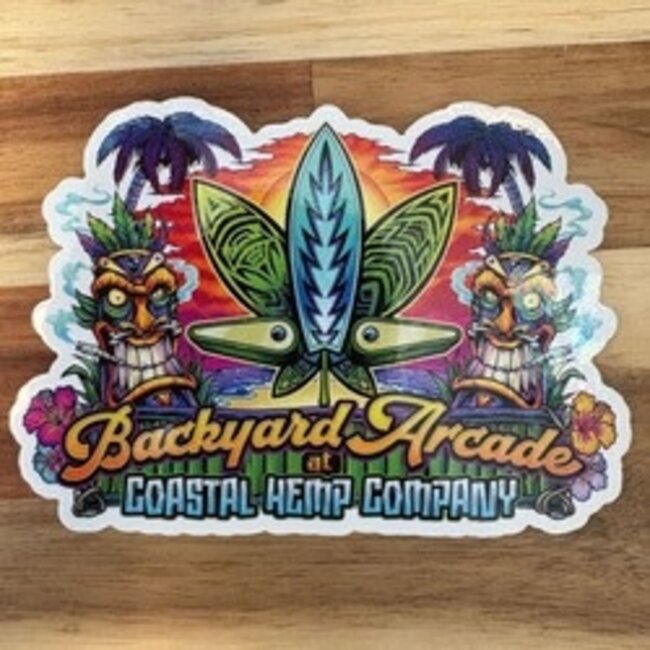 Backyard Arcade Sticker