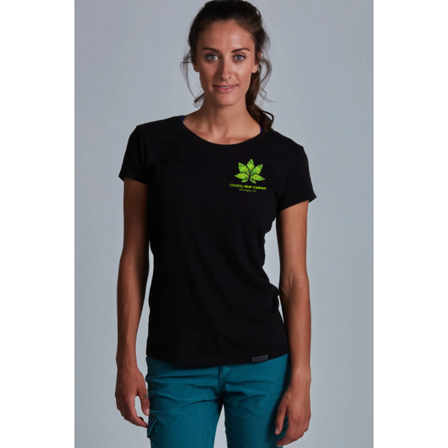 CHC Logo Shirt  Bamboo Green Hawaiian (Wms) Short Sleeve