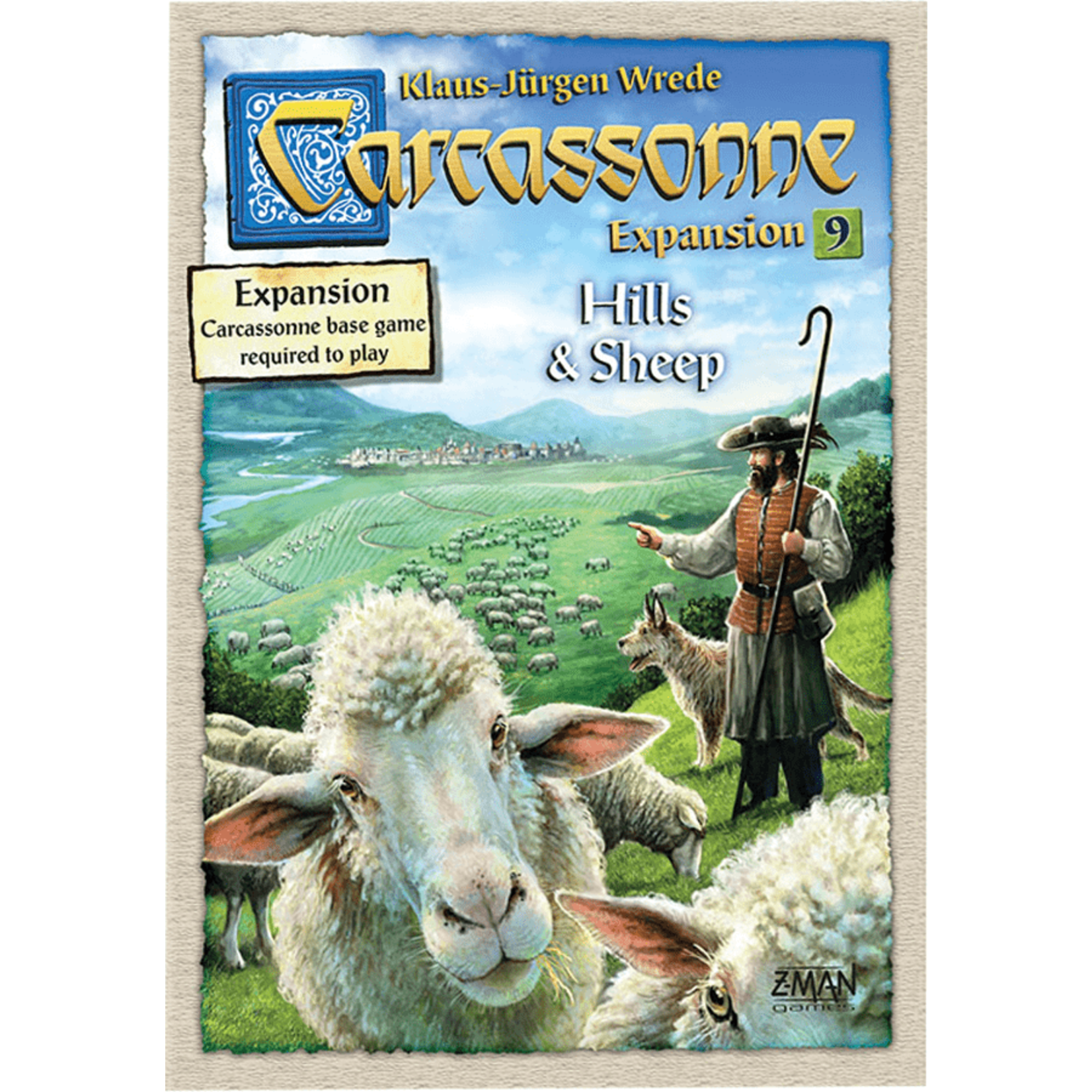 Z-Man Games Carcassonne: Expansion 9: Hills & Sheep
