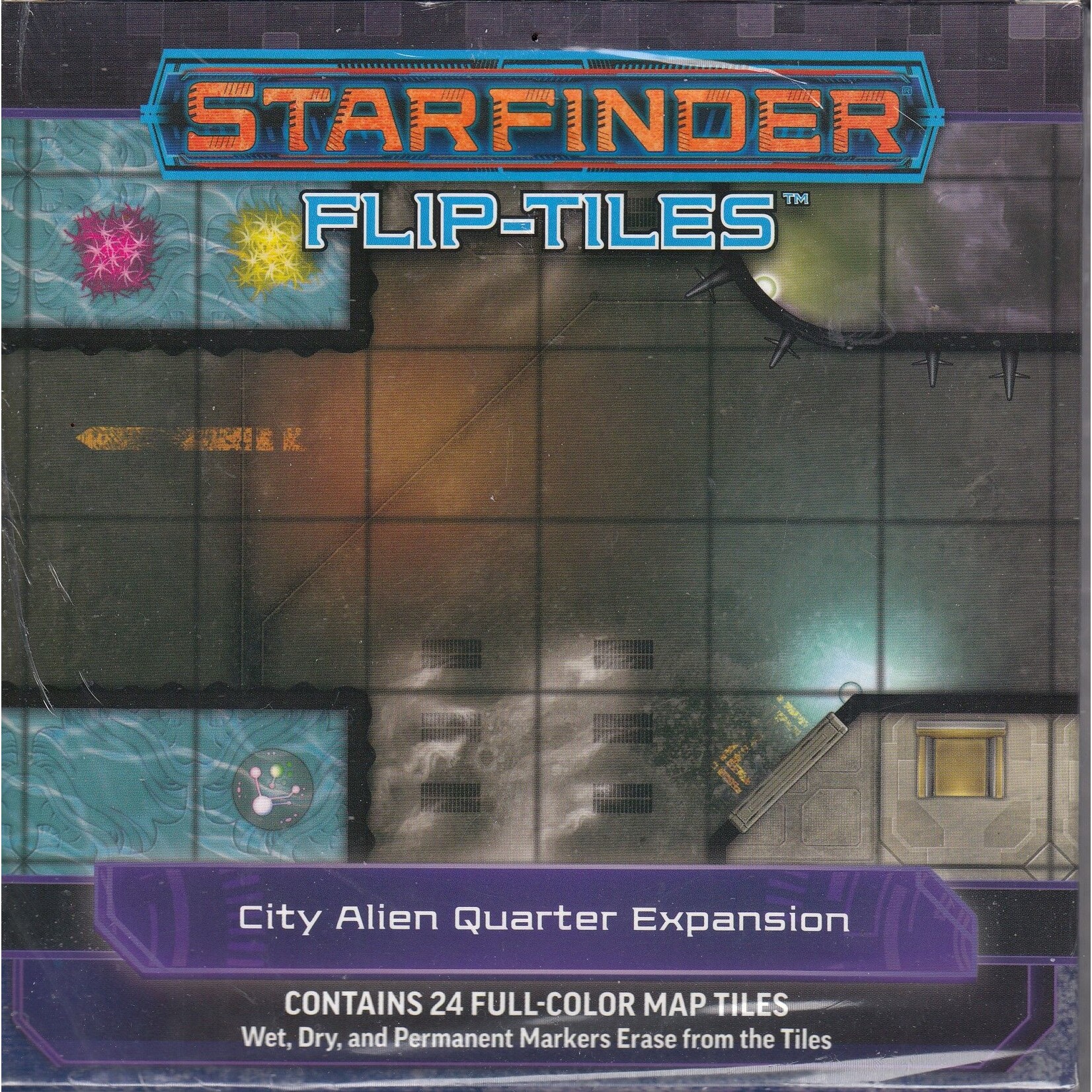 Starfinder RPG: Flip-Tiles: City Alien Quarter Expansion