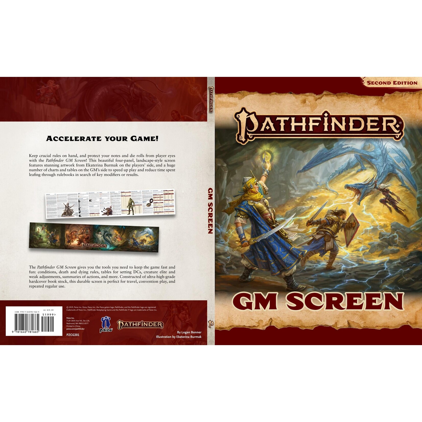 Paizo Publishing Pathfinder 2E: GM Screen (Remastered)