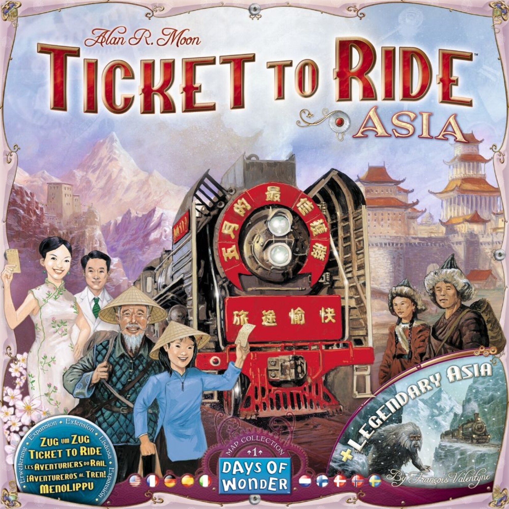 Days of Wonder Ticket to Ride: Map Collection Vol 1: Asia